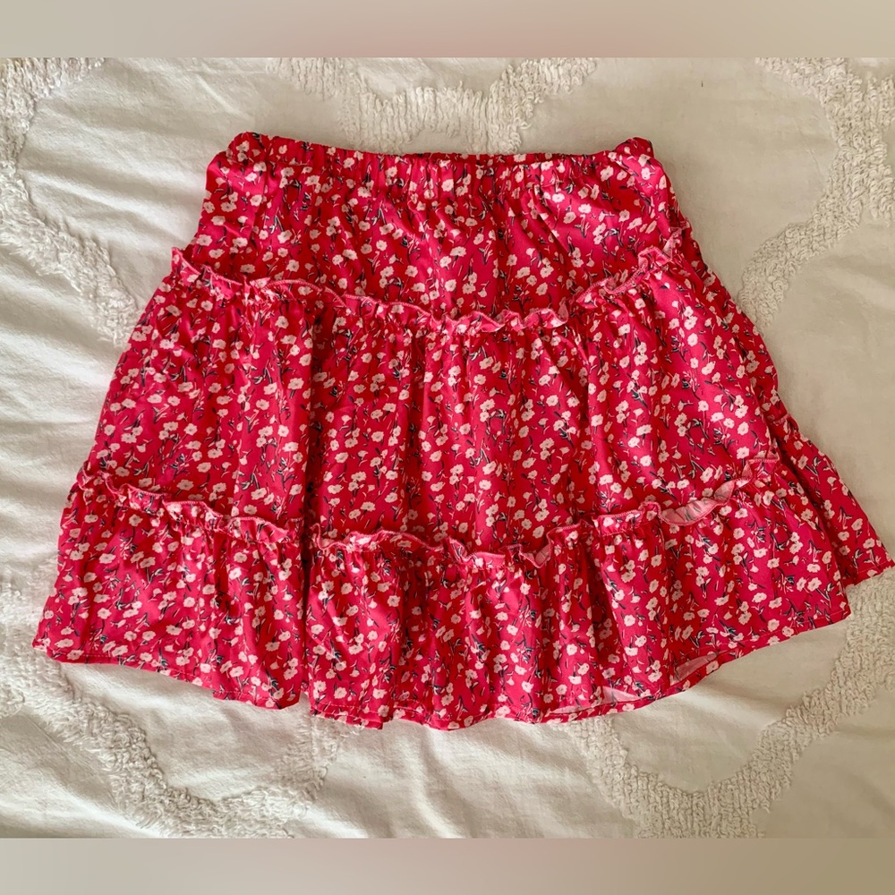 Adorable pink skirt